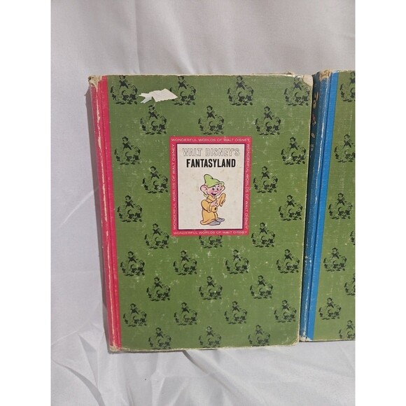 VTG The Wonderful Worlds of Walt Disney 4 Book Set Golden Press 1965 - Picture 2 of 11